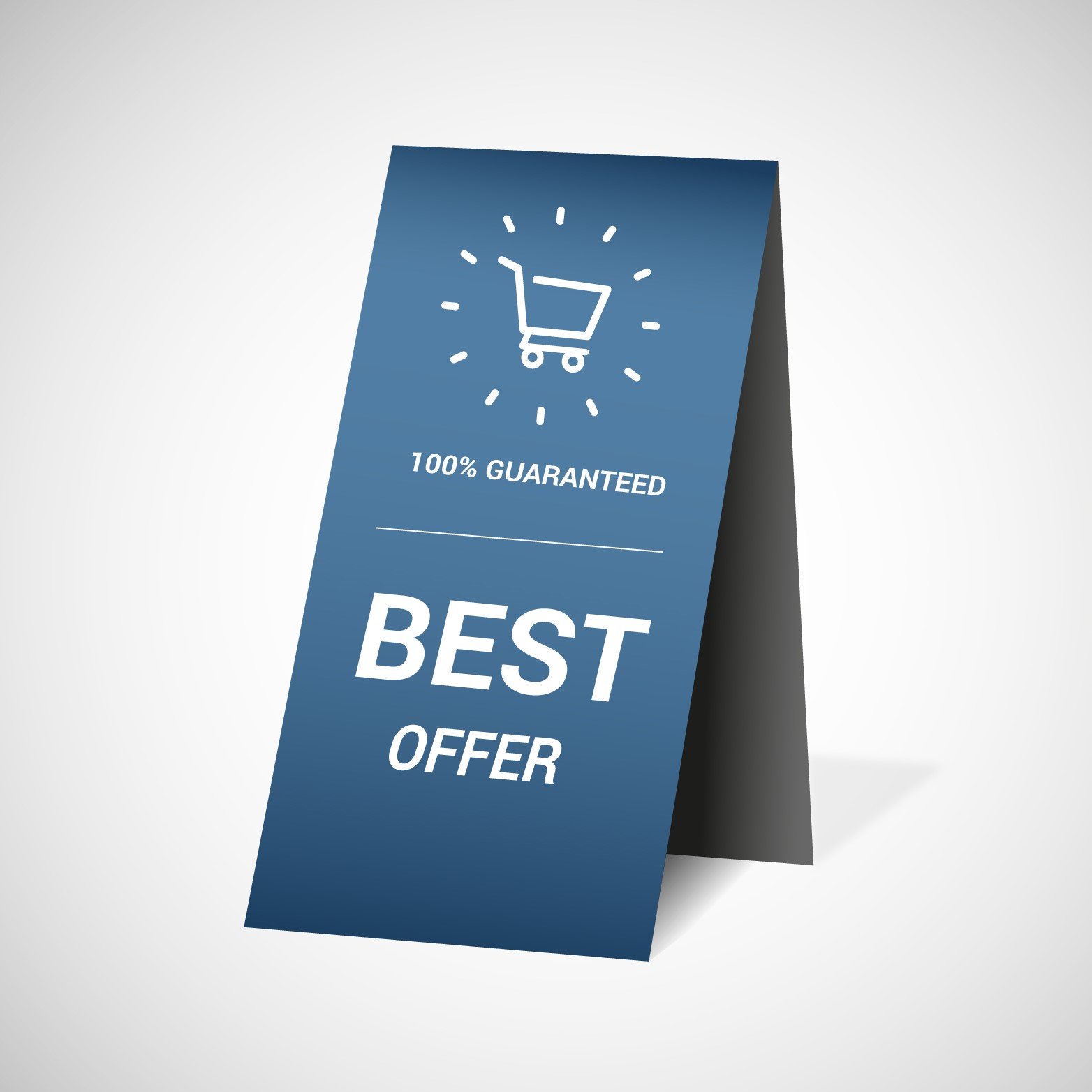 Table Top Tent Card
